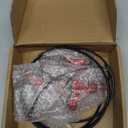 Zoom HB876E Hydraulic Disc Brakes Set 4-Pistons E-Bike Electric Power-OffHydraulic Brake Set for eBike, Mountain Bike, Road Bike (Red)