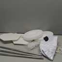 Balloon Stand Kit Set of 2, 7FT Adjustable Height Balloon Column Kit for Floor with Metal Telescopic Pillar for Halloween Thanksgiving Day New Years 2025 Gender Reveal Party Decorations