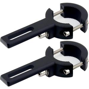 Motorcycle Spotlight Mount Brackets, Motorbike Tube Clamp Turn Signal Mounting Clamp Holder for 0.78"-1.5" Roll Bar (2 Pcs)