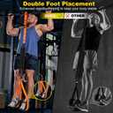 WELSPO Pull Up Assistance Bands, Adjustable Heavy Duty Resistance Band for Pull Up Bar, Pull Up Assist Bands with Feet Rest for Strength Training, Home Fitness Workout Equipment, Height Adjustable