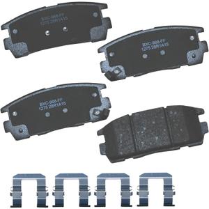 Bendix Premium SBC1275 Ceramic Rear Brake Pads for Chevrolet Captiva Sport 2015-2008, Equinox 2017-2007, GMC Terrain 2017-2010, Pontiac Torrent 2009-2007, Saturn Vue 2010-2008, Suzuki XL-7 2009-2007