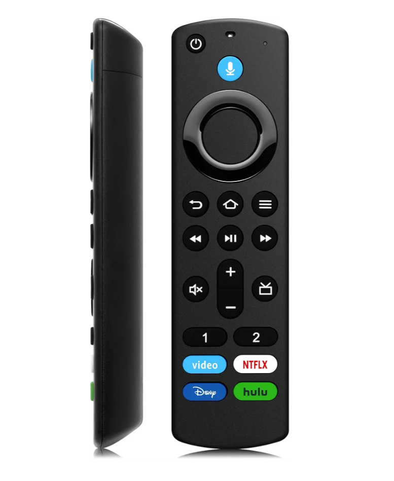 Replacement Voice Remote Control Fit for Fire Smart TVs Stick, TV Cube, TV Lite, Stick 4K/4K Max (1st / 2nd Gen), and Fit for All Insignia, Toshiba, Pioneer Smart TV