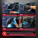 BDFHYK Mirror Glass Compatible With 2004 2005 2006 2007 2008 2009 2010 F-150 Side View Exterior Mirror with backing plate (Left Side)