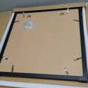 20x20 Collage Picture Frame with Tempered Glass - Photo Frame Collage Fit One 8x10, Four 5x5 and Six 4x6 Photos or Use as One 20x20 Frame, 2 Pack, Black