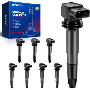 KAX Ignition Coil Packs,8 Packs UF563 Fit for 2003 2004 2005 2006 Cayenne Turbo S 4.5,Replacement for 48698, C-793, U5201 94860210401, 94860210403, 94860210405, 94860210407, 94860210408