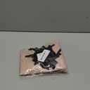 Pink Heart Balloons, 10 Pcs Pastel Pink Cream Heart Shaped Balloon with Black Bow Ribbon, 18 Inch Pink Sand White Foil Balloons for Girls Women Brithday Baby Shower Wedding Valentines Party Decoration