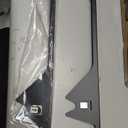 Stove Gap Covers Stainless Steel -Length 23.4" Width 0.79",Stove Gap Filler, Oven Gap Filler, Oven Side Gap Filler, Range Trim Kit, Heat Resistant and Easy to Clean, Black(2PCS)