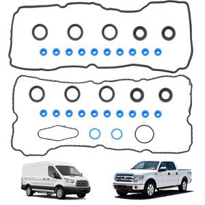 VS50879R 3.5L Valve Cover Gasket Compatible with 2013 2014 Ford F150 F-150, 2015-2020 Transit 150 250 350, 2015-2017 Expedition Lincoln Navigator, 3.5L V6 Ecoboost Turbo VS 50879 R