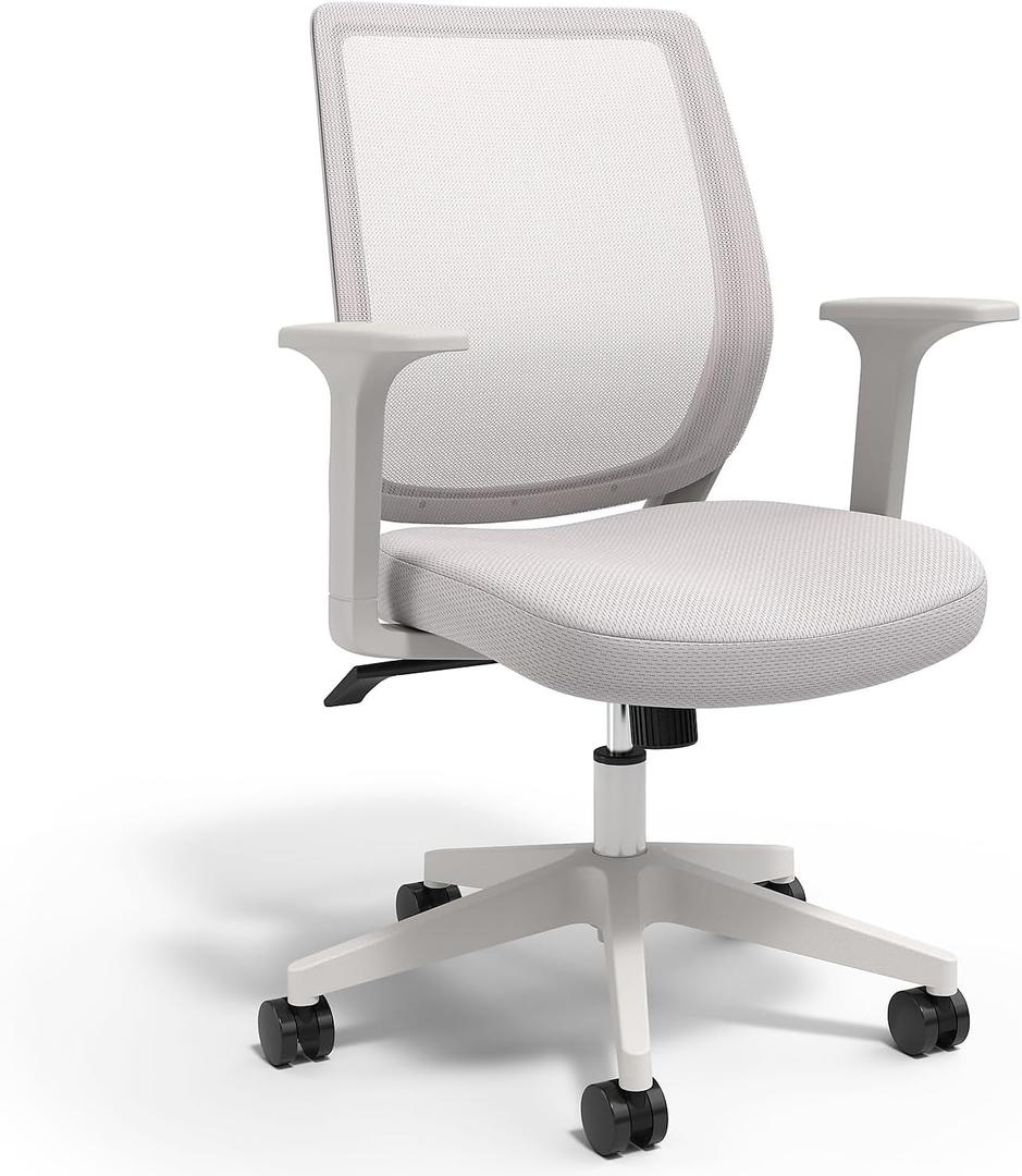 Staples Ergonomic Task Chair, Mesh, Gray