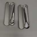 Tongue Scraper For Adults & Kids - 2 Pack Stainless Steel Tongue Scraper Travel Metal Case | Mouth Cleaner For Bad Breath Treatment | Best Disposable No Plastic Scrubber | Oral Care Hygiene Essentials