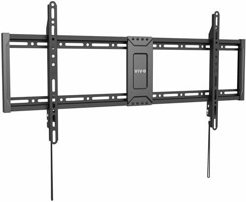 VIVO Extra Large Heavy Duty 43 to 100 inch LCD LED Curved and Flat Panel Screen, TV Wall Mount Bracket with Max 800x400mmmm VESA, Black, MOUNT-VW100F