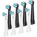 iO Replacement Heads Compatible with Oral B iO, Toothbrush Heads Compatible with iO 2 3 4 5 6 7 8 9 10 Series Electric Toothbrush, Dense Bristles for Powerful Stain Removal