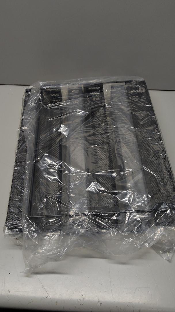 AULEDIO 2 Pack Spice Rack Organizer, 3 Tier Countertop Stand or Wall Mounted Storage Rack Hanging Shelf for Kitchen Cabinet, Cupboard, Pantry Door Bathroom Shower Cosmetic (Black)