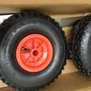 Boat Launching Wheels,Stainless Steel Adjustable Leg Length & Angle Transom Launching Wheels with Pneumatic Tire for Inflatable Boat, Aluminum Boat