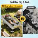 Slendor XXL Camping Cot with Mattress, Pillow & Carry Bag, 32" Extra Wide