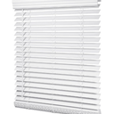 LazBlinds 2-inch Cordless Faux Wood Blinds with Royal Valance, Room Darkening Horizontal Window Blinds, Inside Mount Blinds for Windows - Fit for Window 23'' W x 36'' H - White