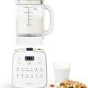 50.73oz Nut Milk Maker Machine: 12-in-1 Automatic Soy Milk Maker with Detachable Design, Homemade Juice,Almond,Oat Milks for Plant-Based Milks, 24H Delay Start/Keep Warm/Auto-Clean/Safety Lock