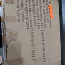 Mid Century Wood Console Table with Drawers, Walnut 30Hx44Wx18D