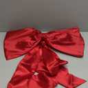 Giant Large Satin Ribbon Bow,25x40inch,Big Giant Bow for Coquette Room Decor,Wedding Birthday Party Backdrop Wall Christmas Tree Decoration (Red) (1PC)