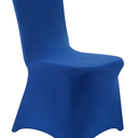 Stretch Spandex Chair Cover for Wedding Party Dining Banquet Event Blue 45"