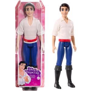 Mattel Disney Princess Toys, Prince Eric Posable Fashion Doll in Signature Outfit, Inspired by The Little Mermaid Movie