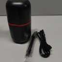 COOL KNIGHT Herb Grinder [large capacity/fast/Electric ]-Spice Herb Coffee Grinder with Pollen Catcher/- 7.5" (Black)