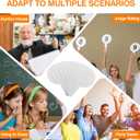 25 Pieces Dry Erase Answer Paddles Handheld Double Sided Paddles Mini White Boards Small White Board Dry Erase Signs Auction Paddles for Students Classroom Voting Games