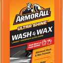 Armor All Ultra Shine Car Wash and Wax, Car Wax and Cleaner for Cars, Trucks and Motorcycles, 16 Fl Oz