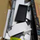 Bathroom Mirror with Shelf for Wall, 31 x 24.4 Inch Modern Rectangle Wall Mirror for Bathroom, Black Metal Framed Bathroom Vanity for Over Sink, Entrance