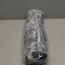 QUOLIX Triangle Under-Door Draft Stopper, 32" Noise Blocker, Weighted Weather Stripping, Gray Cotton & Polyester, Multi-Function Noise & Light Blocker, Black