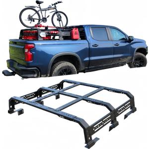 Overland Bed Rack for Full-Size & Mid-Size Pickup Truck. Compatible with Tonneau Cover |No Drilling Installation