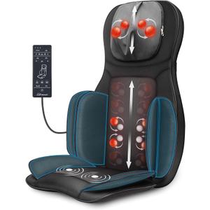 Snailax Shiatsu Neck & Back Massager with Heat and Compression, Full Body Massage Chair Pad, Seat Massager, Chair Massager, Gifts
