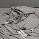 Wrap Around Dust Ruffle Bed Skirt - Light Grey - for Full Size Beds with 15 Inch Drop - Elastic Strap - Adjustable Pleated Bedskirt with Brushed Fabric and Wrinkle Free - for Women, Men, Kids & Teens