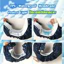 Leak-Proof Cover with Diaper Insert,Underwear for Incontinence with Storage Bag,Breathable Layer,Snap Closure,Reusable&Washable,Protection for Special Needs Bariatric Patients Or Bedwetting