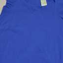 QACOHU Spring Summer Dresses for Women 2026 V Neck Cap Sleeve Ruffle Hem Smock Short Casual Beach Dress (Medium, 01-royal Blue)