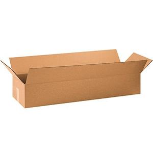 BOX USA 34x10x6 Long Corrugated Boxes, Long, 34L x 10W x 6H, Pack of 10 | Shipping, Packaging, Moving, Storage Box for Home or Business, Strong Wholesale Bulk Boxes