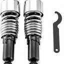 WSays Rear Shocks 10.5 Inch Lowering Kit Preload Adjustable Compatible with Harley Sportster 883 1200 1988-2003 and 2004-2022 Chrome
