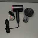 Hair Dryer with Diffuser, Portable Blow Dryer for Curly Hair for Women/Men, 1800 Watt Ionic HairDryer, Blow Dryer with Nozzle for Fast Drying as Salon, Lightweight