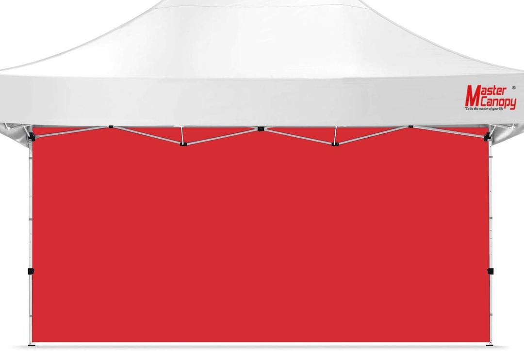 MASTERCANOPY Instant Canopy Tent Sidewall for 10x20 Pop Up Canopy, 1 Piece, Red