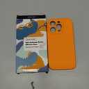 LOVE 3000 Designed for iPhone 15 Pro Case, Premium Silicone with [Soft Anti-Scratch Microfiber Lining] Shockproof Protective Phone Case for Men Women Girls 6.1", Bright Orange