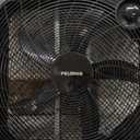 Pelonis Box Fan 20 Inch  Adjustable 3 Speeds For the Perfect Noise Level for Sleeping  4 Blade Technology Provides Powerful Airflow to Beat the Heat  Sleek Design, Lightweight, Durable, Black