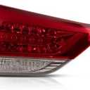 For Toyota Sienna Rear Inner Tail Light 2011 2012 2013 2014 Driver Side w/Bulbs DOT Certified For TO2802125 | 81590-08011