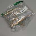 WJCD Women Clear Purse Acrylic Box Clutch Handbag, Small Transparent Crossbody Evening Bag Stadium Approved Gold Chain Strap (Gold)