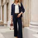 GRACE KARIN Knit Cardigan Sweaters for Women Long Sleeve Ribbed Button Up Sweater 2026 Spring Casual Jacket (L)