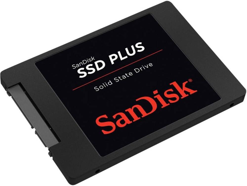 SANDISK SSD PLUS 480GB Internal SSD - SATA III 6 Gb/s, 2.5"/7mm, Up to 535 MB/s - SDSSDA-480G-G26, Black