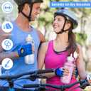 Ziliny 72 Pcs Sports Water Bottles Bulk for Team 20 oz Squeeze Reusable Plastic Water Bottles with Lanyards Blank DIY Cups End of the Year Gifts for Cycling Summer Camp Party Favors