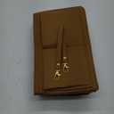 Purse Organizer Insert for Handbags, Felt Tote Bag Organizer Insert, Bag In Bag Compatible with Longchamp, Neverful, Speedy and More (Brown, Medium)