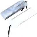 uxcell 10 Pcs Bookmark Ruler Magnifier Fresnel Lens 3X Magnifying Sheet