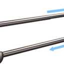 WOLIBEER Bronze Double Towel Bar, Adjustable 14.96 to 26.57 inches Towel Holder Oil Rubbed Farmhouse Towel Rack Rustic Towel Hanger Bathroom Wall Mounted