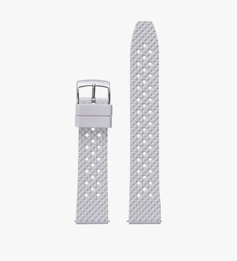 Rubber Watch Strap 20mm  Quick Release Rubber Watch Bands Waterproof Diving Silicone Watch Strap
